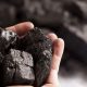 coal clumps stock image